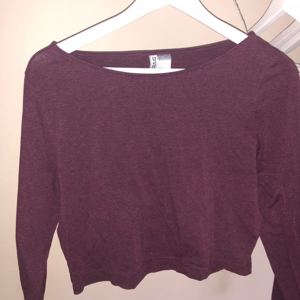 cropped long sleeve